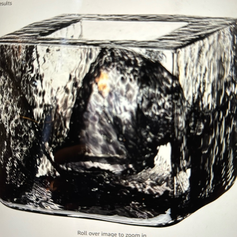 Crystal, hand wash, height 3 inch  width 1.3 weight is 1.1 lbs,